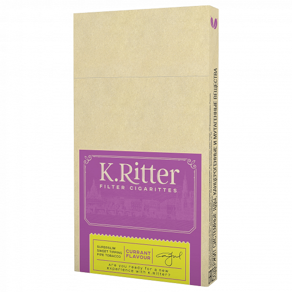Сигариты K.Ritter - Currant SuperSlim (Смородина​​, 20 штук) купить в Челябинске
