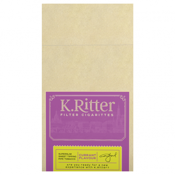 Сигариты K.Ritter - Currant SuperSlim (Смородина​​, 20 штук) купить в Челябинске