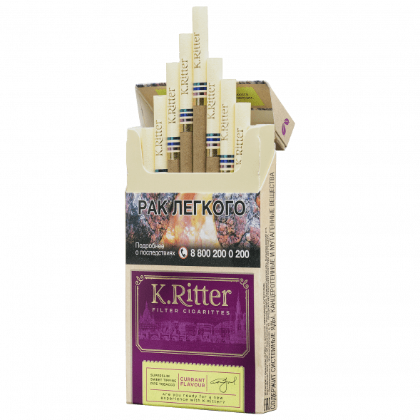 Сигариты K.Ritter - Currant SuperSlim (Смородина​​, 20 штук) купить в Челябинске