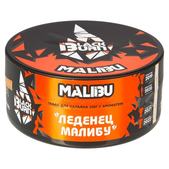 Табак BlackBurn - Malibu (Леденец Малибу, 100 грамм) купить в Челябинске