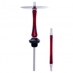 Кальян UNION - Sleek Акрил (Красный, Без Колбы)