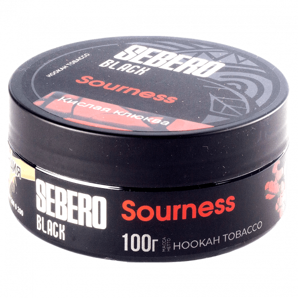 Табак Sebero Black - Sourness (Кислая Клюква, 100 грамм) купить в Челябинске