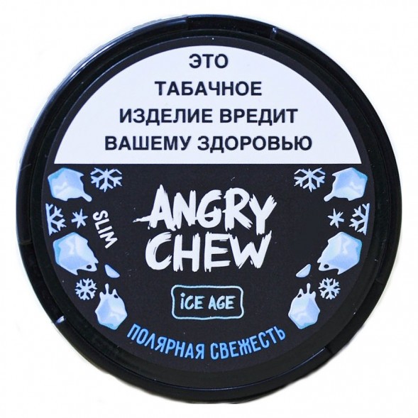 Табак жевательный Angry Chew Slim Medium - Полярная Свежесть (12 грамм) купить в Челябинске