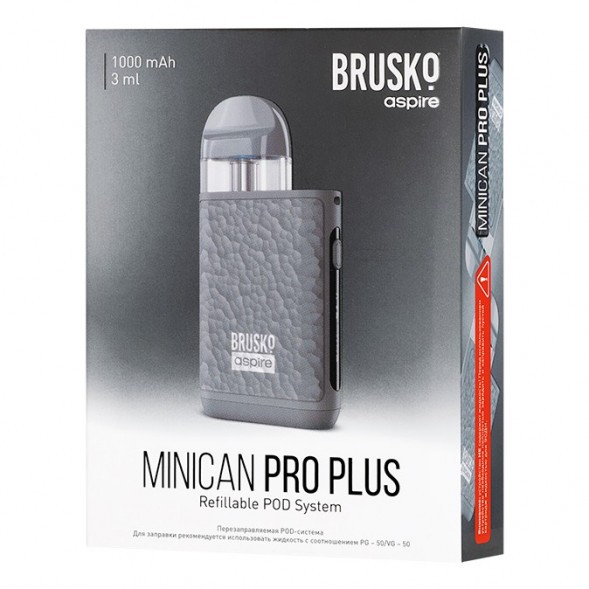 Электронная сигарета Brusko - Minican PRO Plus (Серый) купить в Челябинске