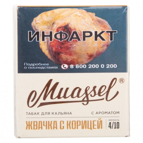 Табак Muassel Strong - Жвачка с Корицей (40 грамм) купить в Челябинске
