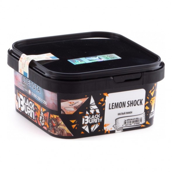 Табак BlackBurn - Lemon Shock (Кислый Лимон, 200 грамм) купить в Челябинске