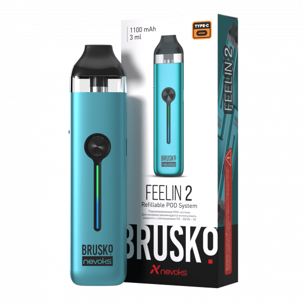 Электронная сигарета Brusko - Feelin 2 (Мятный) купить в Челябинске