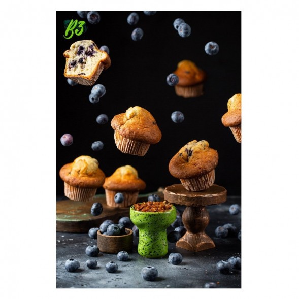 Табак B3 - Blueberry Muffin (Черничный Маффин, 250 грамм) купить в Челябинске