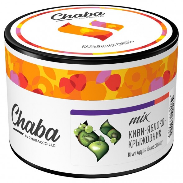 Смесь Chaba Mix - Kiwi Apple Gooseberry (Киви, Яблоко, Крыжовник, 40 грамм) купить в Челябинске