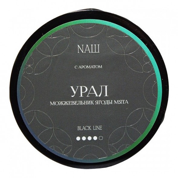 Табак NАШ BLACK - Урал (Можжевельник, Ягоды, Мята, 200 грамм) купить в Челябинске