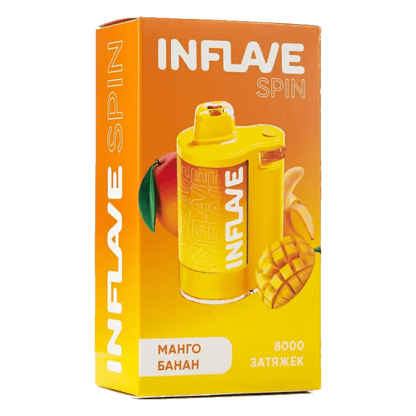 INFLAVE SPIN - Манго Банан (8000 затяжек) купить в Челябинске