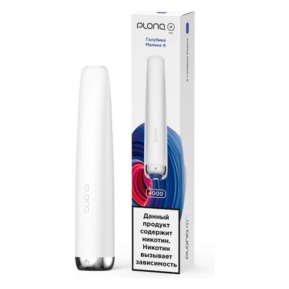 PLONQ PLUS PRO - Голубика Малина (Blueberry Raspberry, 4000 затяжек) купить в Челябинске