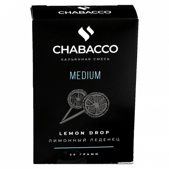 Смесь Chabacco MIX MEDIUM - Lemon Drop (Лимонный Леденец, 50 грамм) купить в Челябинске