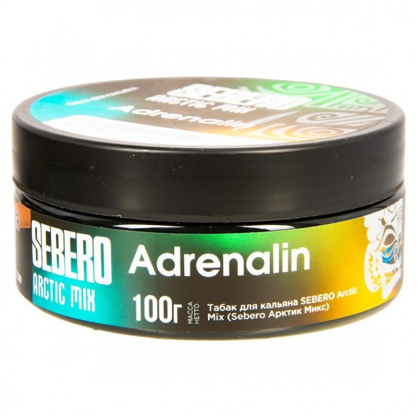 Табак Sebero Arctic Mix - Adrenalin (Адреналин, 100 грамм) купить в Челябинске
