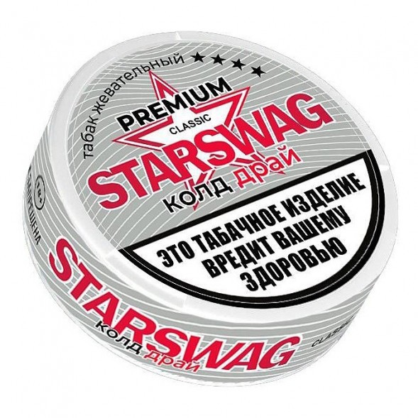 Табак жевательный STARSWAG - Колд Драй (10 грамм) купить в Челябинске