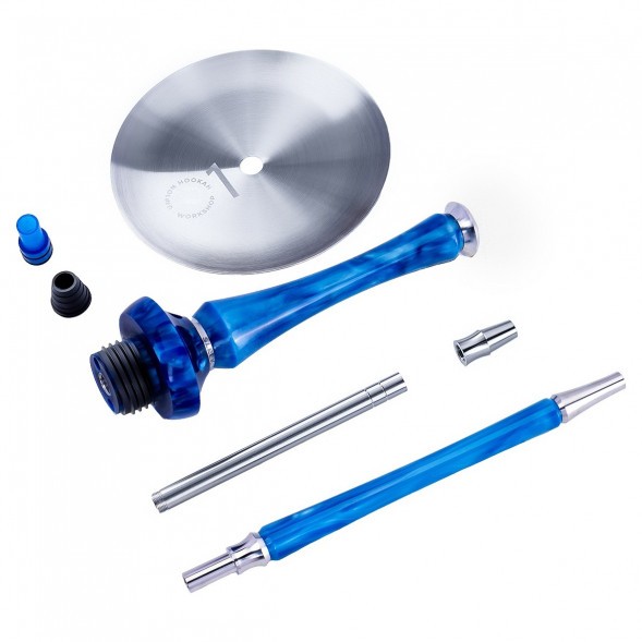 Кальян UNION - Sleek Акрил Full (Голубой, Без Колбы) купить в Челябинске