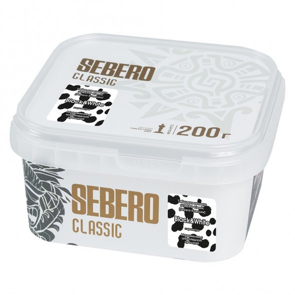 Табак Sebero - Black&amp;White (Мороженое с Шоколадной Крошкой, 200 грамм) купить в Челябинске