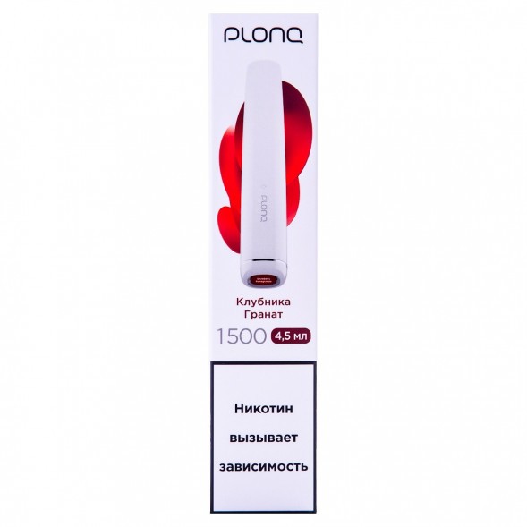 PLONQ PLUS - Клубника Гранат (1500 затяжек) купить в Челябинске