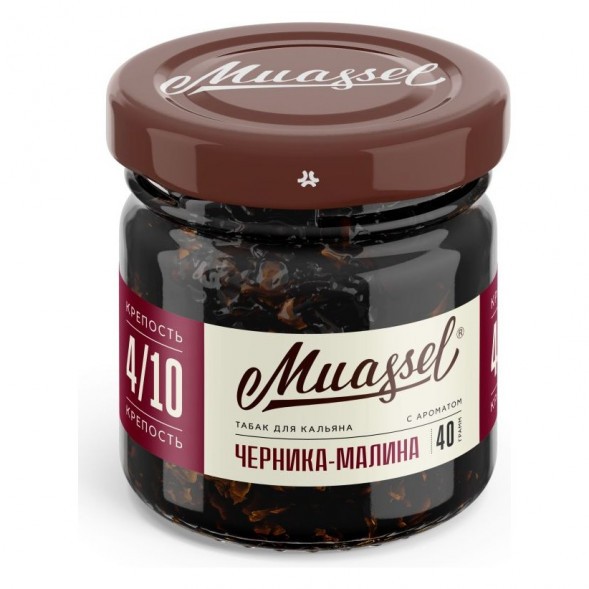 Табак Muassel Medium - Черника-Малина (40 грамм) купить в Челябинске
