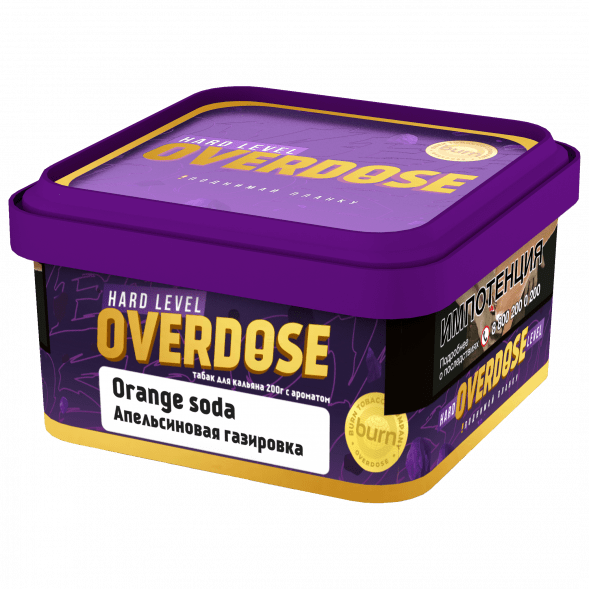 Табак Overdose - Orange Soda (Апельсиновая Газировка, 200 грамм) купить в Челябинске