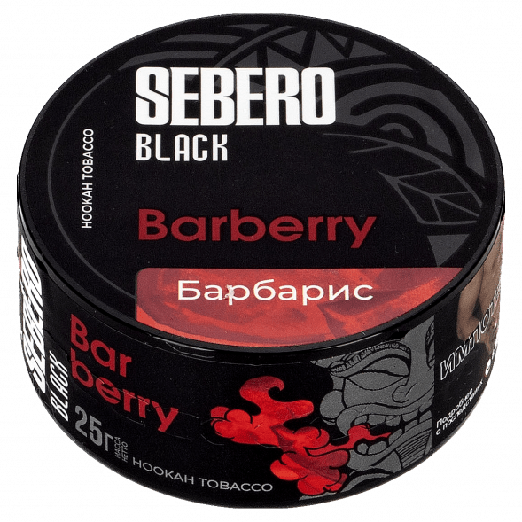 Табак Sebero Black - Barberry (Барбарис, 25 грамм) купить в Челябинске