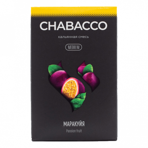 Смесь Chabacco MEDIUM - Passion Fruit (Маракуйя, 50 грамм) купить в Челябинске