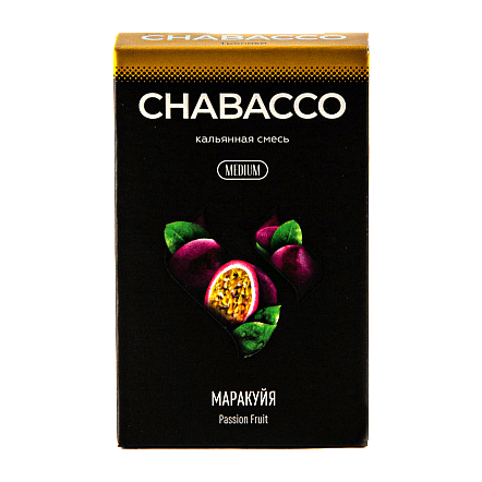 Смесь Chabacco MEDIUM - Passion Fruit (Маракуйя, 50 грамм) купить в Челябинске