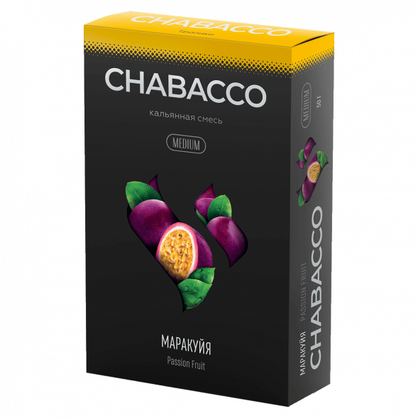 Смесь Chabacco MEDIUM - Passion Fruit (Маракуйя, 50 грамм) купить в Челябинске