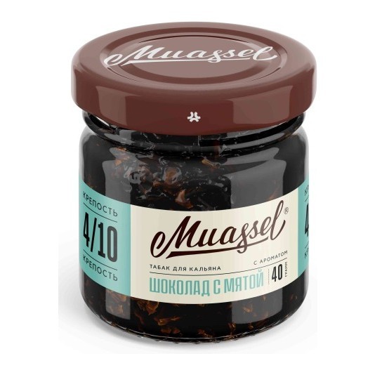 Табак Muassel Medium - Шоколад с Мятой (40 грамм) купить в Челябинске
