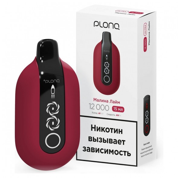 PLONQ ULTRA - Малина Лайм (12000 затяжек) купить в Челябинске