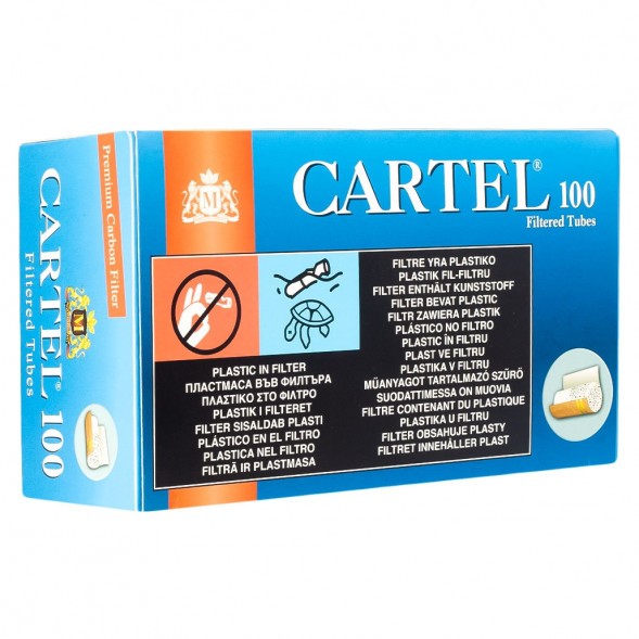 Гильзы сигаретные Cartel - Carbon 84x20 мм (100 штук) купить в Челябинске