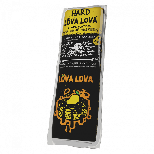 Табак Хулиган Hard - LOVA LOVA (Манговый Чизкейк, 200 грамм) купить в Челябинске