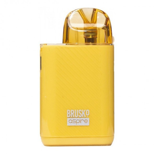 Электронная сигарета Brusko - Minican Plus Gloss Edition (850 mAh, Жёлтый) купить в Челябинске