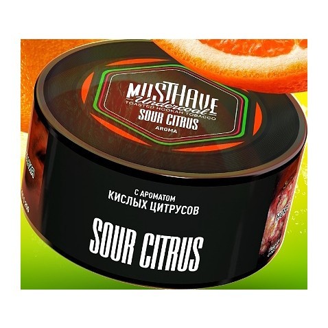 Табак Must Have - Sour Citrus (Кислый Цитрус, 125 грамм) купить в Челябинске