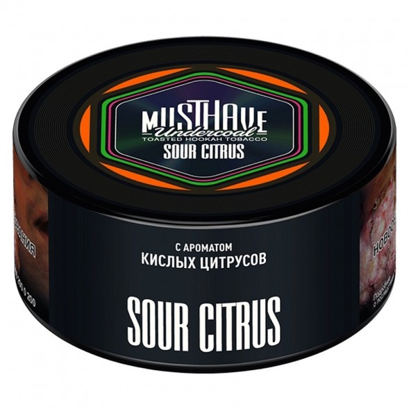 Табак Must Have - Sour Citrus (Кислый Цитрус, 125 грамм) купить в Челябинске