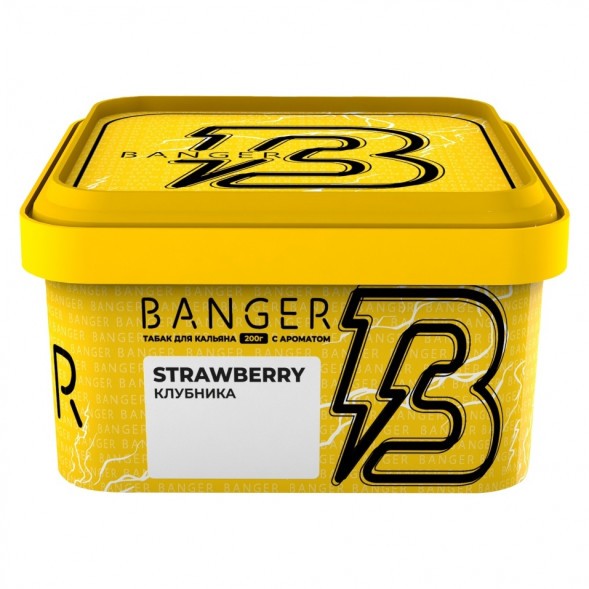 Табак Banger - Strawberry (Клубника, 200 грамм) купить в Челябинске