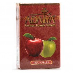 Табак Adalya - Two Apples (Двойное Яблоко, 50 грамм, Акциз)