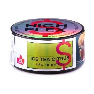 Табак High Flex - Ice Tea Citrus (Айс Ти Цитрус, 20 грамм) купить в Челябинске