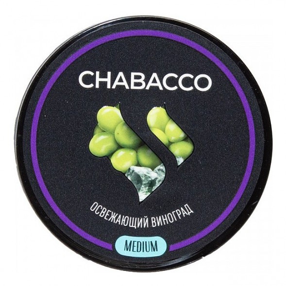 Смесь Chabacco MEDIUM - Ice Grape (Освежающий Виноград, 40 грамм) купить в Челябинске