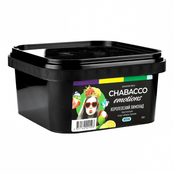 Смесь Chabacco Emotions MEDIUM - Royal Lemonade (Королевский Лимонад, 200 грамм) купить в Челябинске