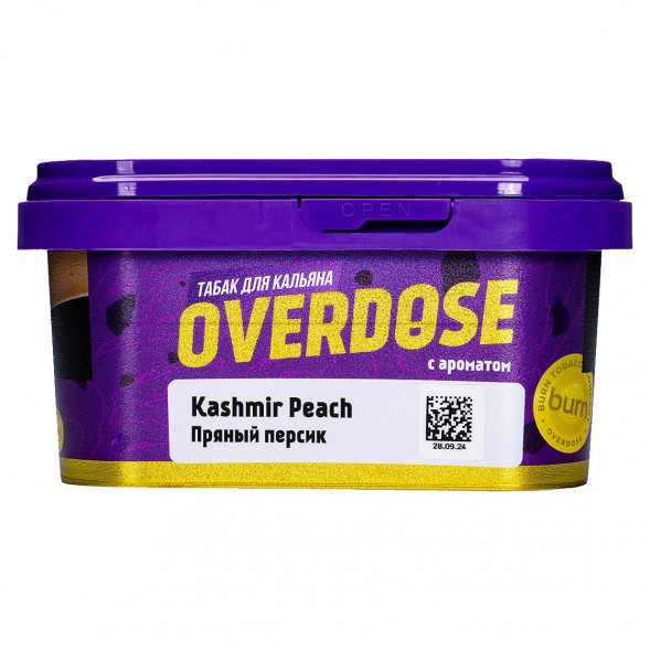 Табак Overdose - Kashmir Peach (Пряный Персик, 200 грамм) купить в Челябинске