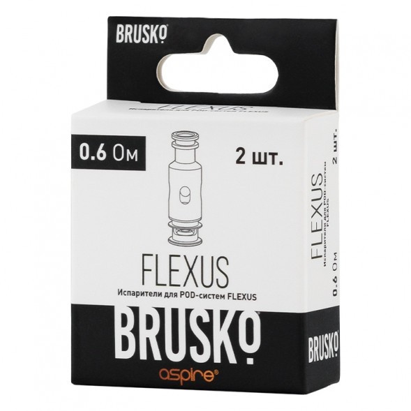 Испарители для Brusko Flexus (AF Mesh Coil, 0.6 Ом, 2 шт.) купить в Челябинске