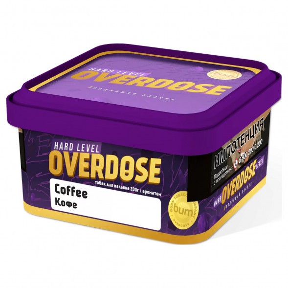 Табак Overdose - Coffee (Кофе, 200 грамм) купить в Челябинске