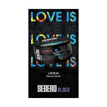 Табак Sebero Black - Love Is (Жвачка Лов Ис, 100 грамм) купить в Челябинске
