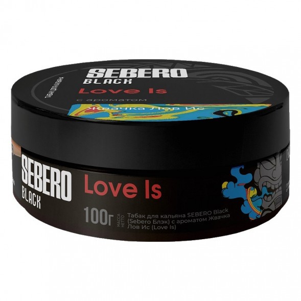Табак Sebero Black - Love Is (Жвачка Лов Ис, 100 грамм) купить в Челябинске