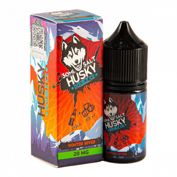 Жидкость Husky Double Ice Salt - Winter River (30 мл) купить в Челябинске