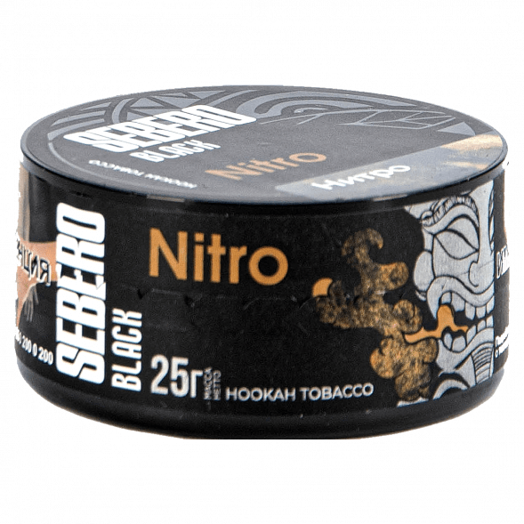 Табак Sebero Black - Nitro (Нитро, 25 грамм) купить в Челябинске