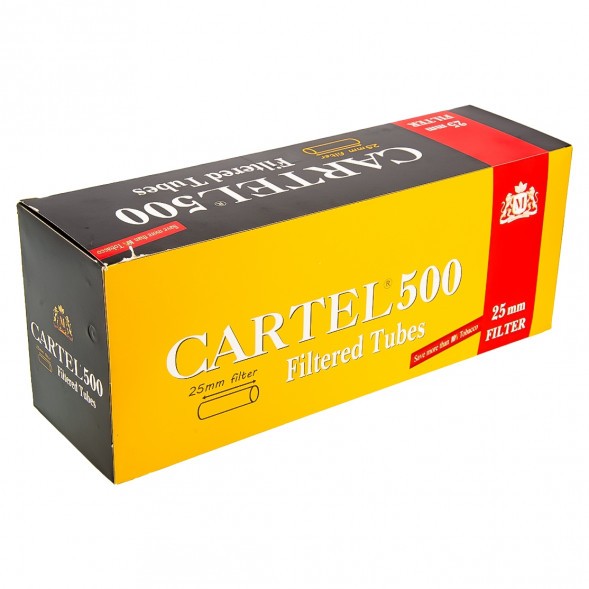 Гильзы сигаретные Cartel - SuperLong 84x25 мм (500 штук) купить в Челябинске