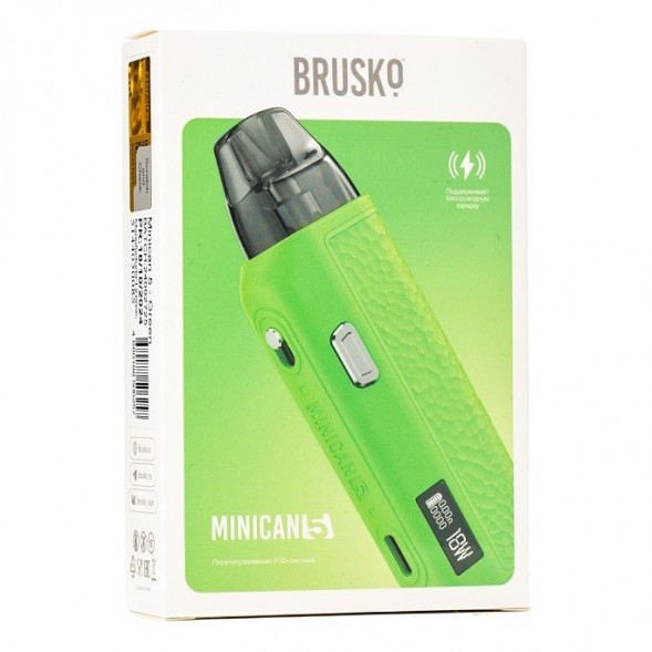 Электронная сигарета Brusko - Minican 5 (Зелёный) купить в Челябинске