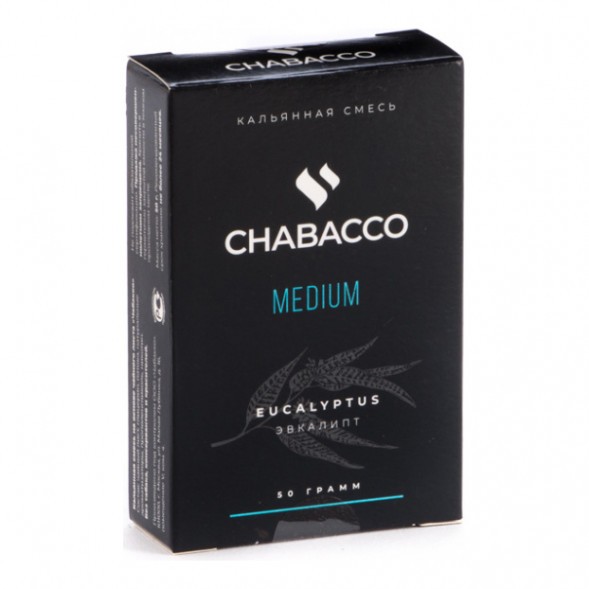 Смесь Chabacco MEDIUM - Eucalyptus (Эвкалипт, 50 грамм) купить в Челябинске
